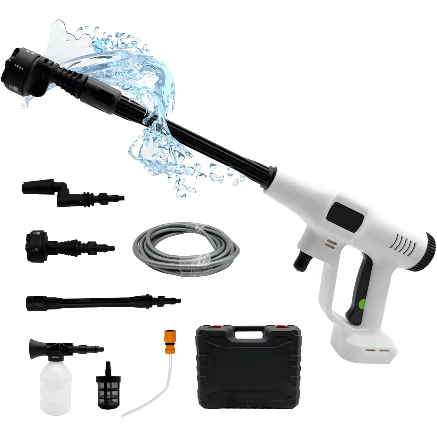 充電式洗浄機 Longsafe 充電式 高圧洗浄機 WAS04C-WH | 【公式】ロングセーフ